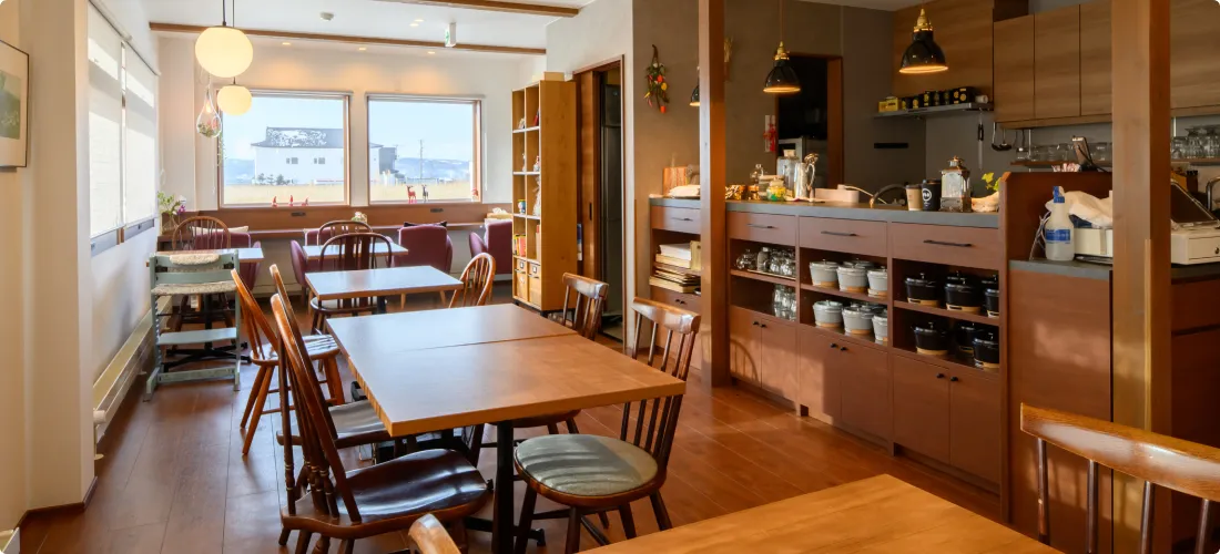 写真：食事スペース