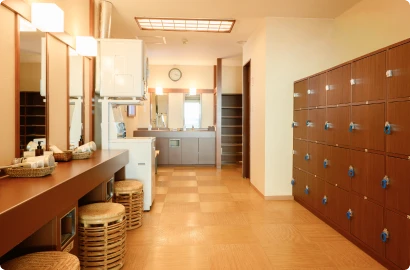 写真：男性脱衣所