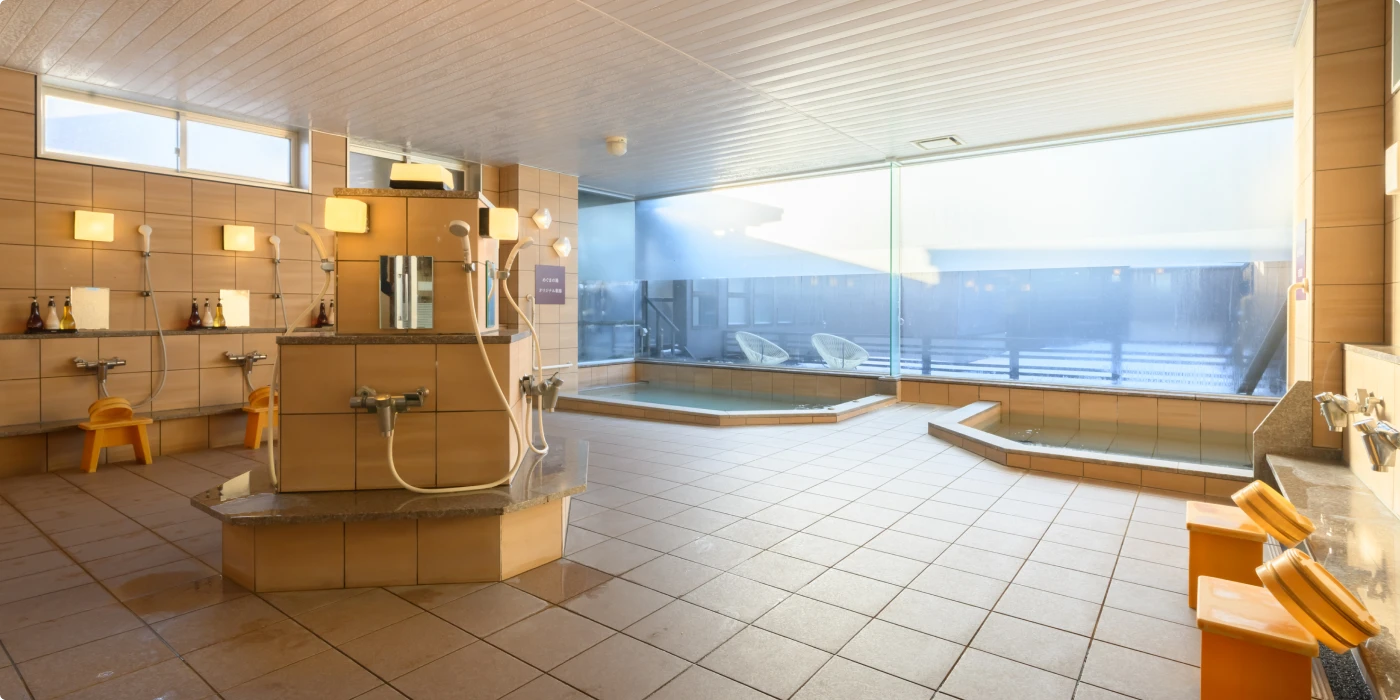 写真：稚内温泉 声問の湯 大浴場