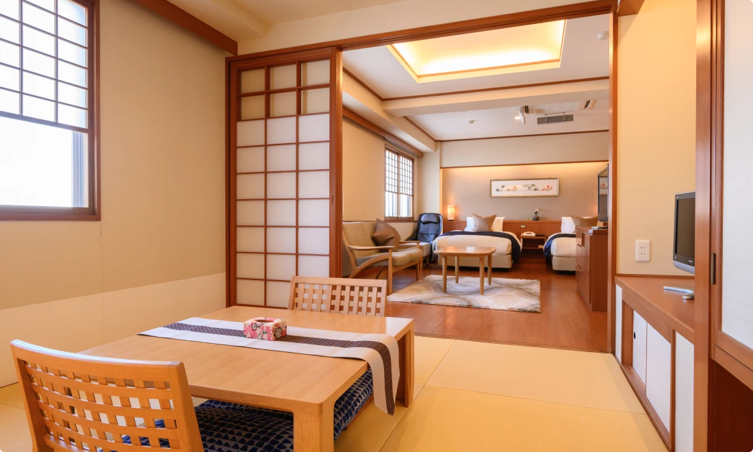 写真：声花フロア 和洋室