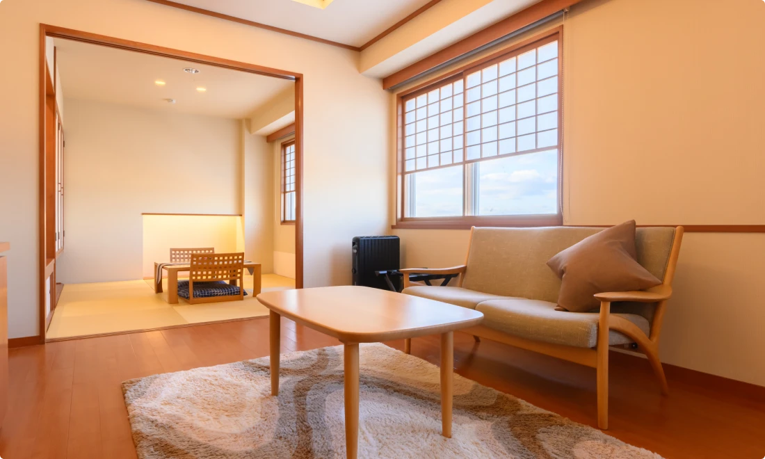 写真：声花フロア 和洋室