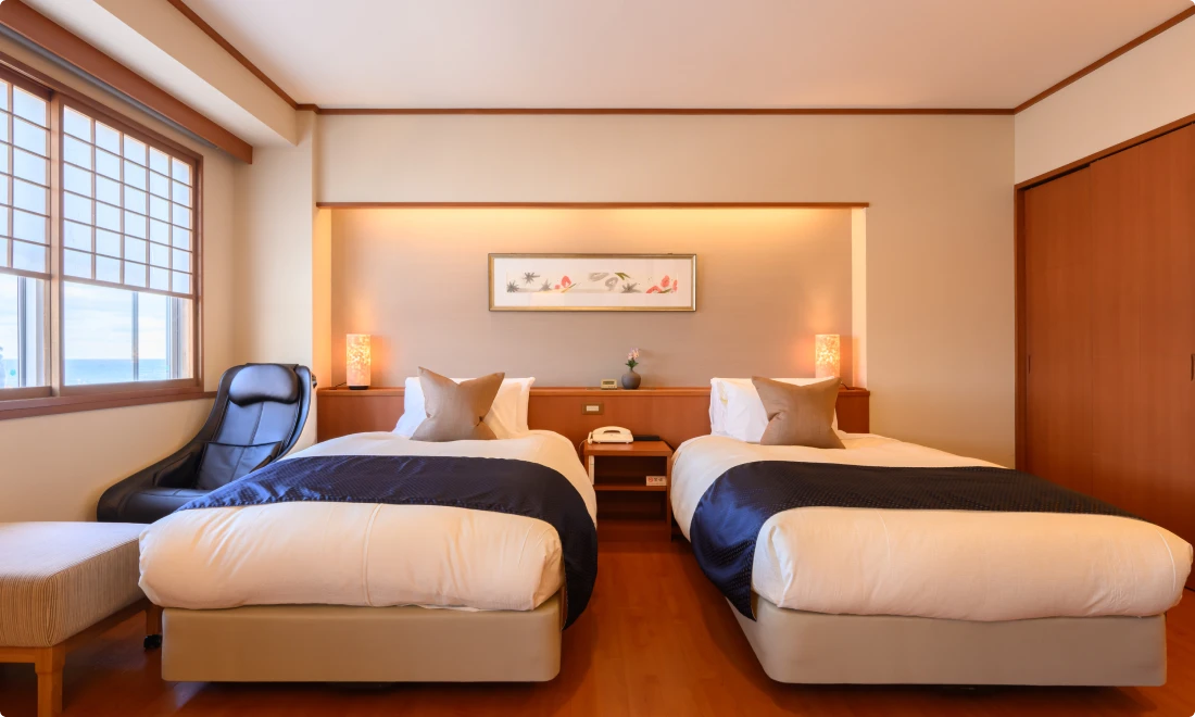 写真：声花フロア 和洋室