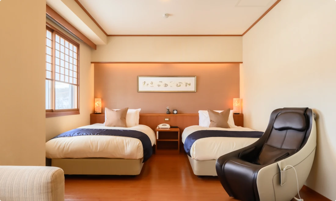 写真：声花フロア モダンツイン