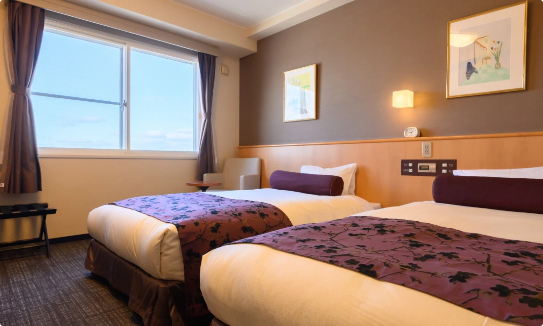 写真：ノシャップ館 ツインルーム