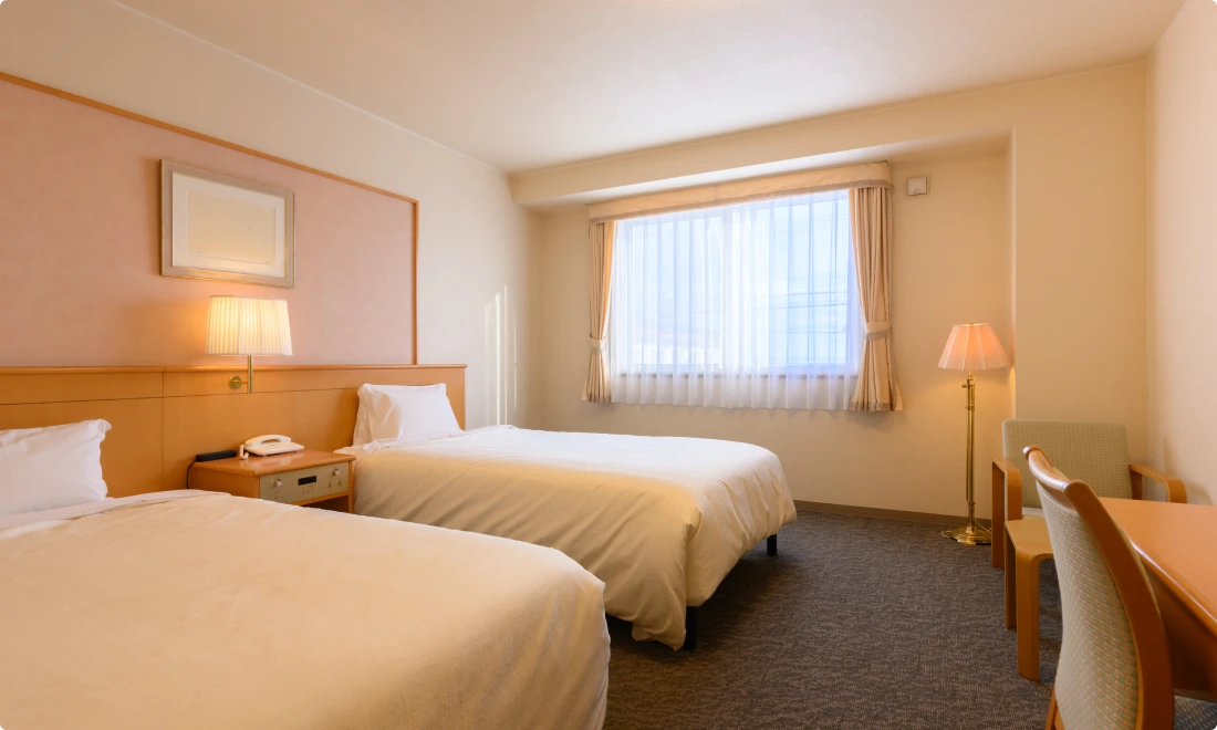 写真：宗谷館 ツインルーム