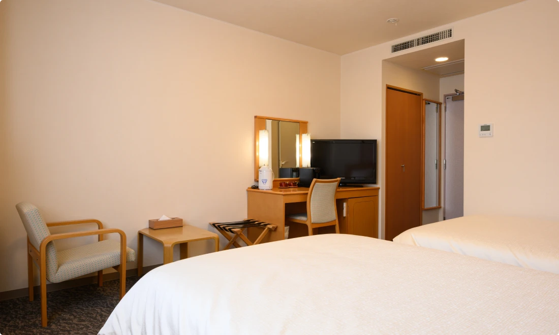 写真：宗谷館 ツインルーム